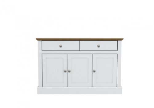 LPD Devon White And Oak Finish Sideboard