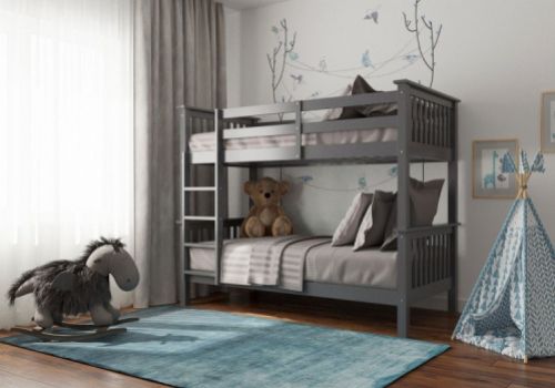 Flair Furnishings Zoom Bunk Bed In Grey