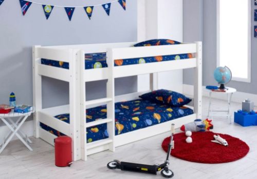 Flair Furnishings Scandinavia Low Bunk Bed In White