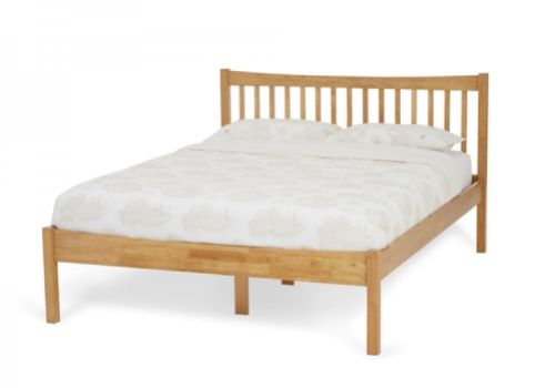 Serene Alice 6ft Super Kingsize Wooden Bed Frame In Honey Oak