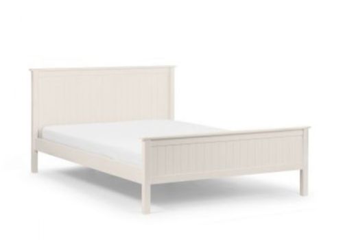 Julian Bowen Maine 3ft Single Surf White Wooden Bed Frame