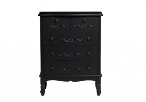 LPD Antoinette 3 Plus 2 Drawer Chest In Black