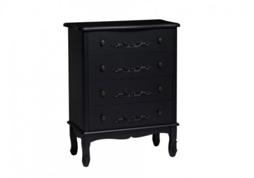 LPD Antoinette 4 Drawer Chest In Black