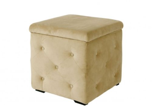 LPD Valentina Storage Stool In Beige