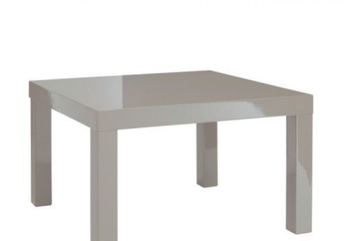 LPD Puro Side Table In Stone Gloss