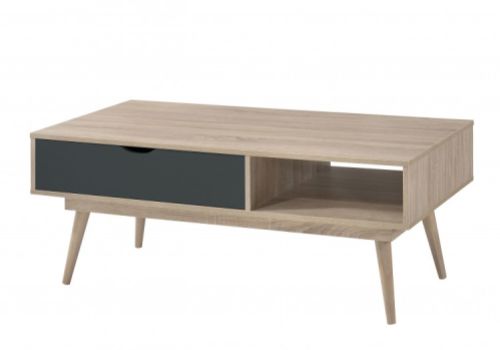 LPD Scandi Coffee Table Grey And Oak Finish