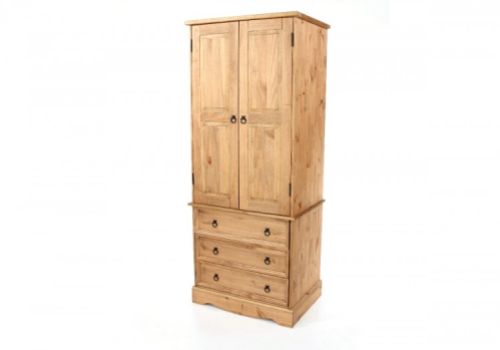 Core Corona Pine 2 Door 3 Drawer Wardrobe