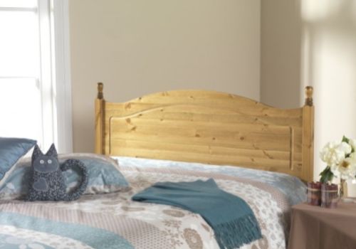 Friendship Mill Orlando 4ft6 Double Pine Wooden Headboard