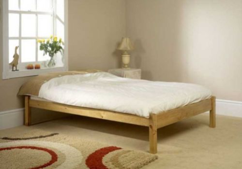 Friendship Mill Studio Bed 3ft6 Large Single Pine Wooden Bed Frame