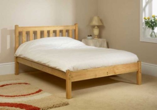 Friendship Mill Shaker Low Foot End 4ft6 Double Pine Wooden Bed Frame