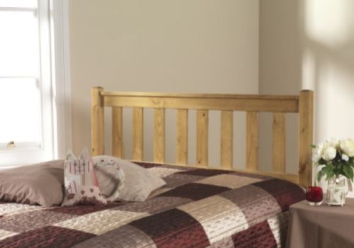 Friendship Mill Shaker 5ft Kingsize Pine Wooden Headboard