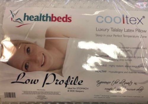 Healthbeds Luxury Talalay Latex Low Profile Pillow