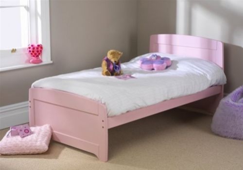 Friendship Mill Rainbow Pink 3ft by 5ft9 SHORT Single Wooden Bed Frame