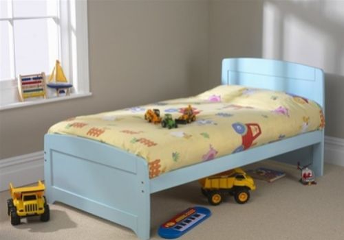 Friendship Mill Rainbow Blue Bed 3ft Single Wooden Bed Frame