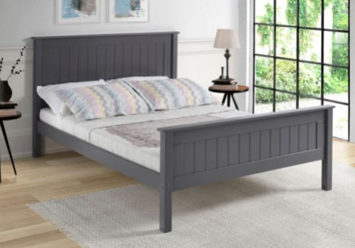 Limelight Taurus 4ft6 Double Dark Grey Wooden Bed Frame