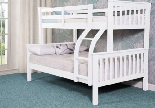 Sweet Dreams Connor Triple Sleeper Bunk Bed In White