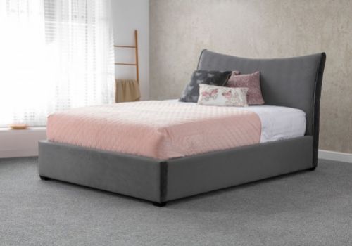 Sweet Dreams Poppy 5ft Kingsize Fabric Bed Frame (Choice Of Colours)