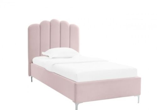 LPD Willow 3ft Single Pink Fabric Bed Frame