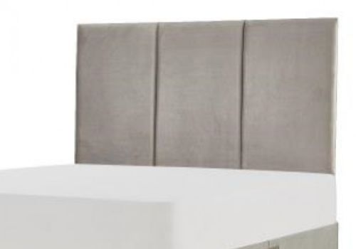 Metal Beds Ruby 3 Panel 5ft Kingsize Fabric Headboard (Choice Of Colours)