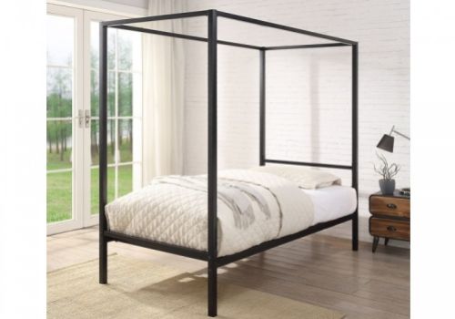 Sleep Design Chalfont 3ft Single Black Metal 4 Poster Bed Frame