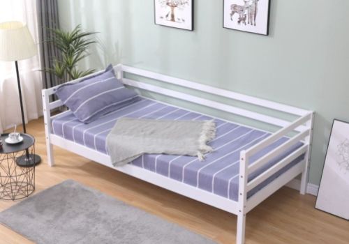 Flair Furnishings Cloud 3ft Single White Wooden Day Bed Frame
