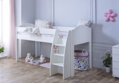 Kids Avenue Eli A Midsleeper Bed In White