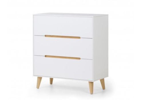 Julian Bowen Alicia White 3 Drawer Chest