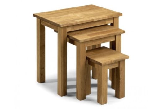 Julian Bowen Coxmoor Nest of Tables in American White Oak