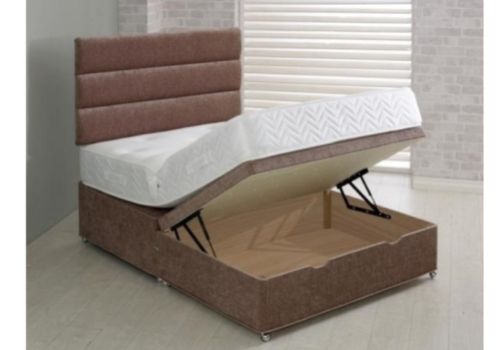 Vogue 4ft6 Double Half End Lift Ottoman Bed Base (Choice Of Colours)