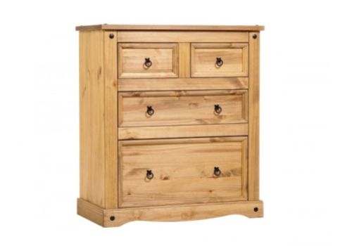 Core Corona Pine 2 + 2  Drawer Chest