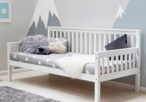 Sleep Design Blythe 3ft Single White Wooden Day Bed