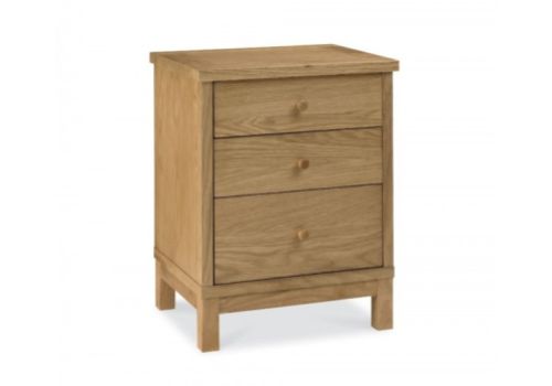 Bentley Designs Atlanta Oak 3 Drawer Nightstand