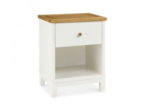 Bentley Designs Atlanta 2 Tone 1 Drawer Nightstand