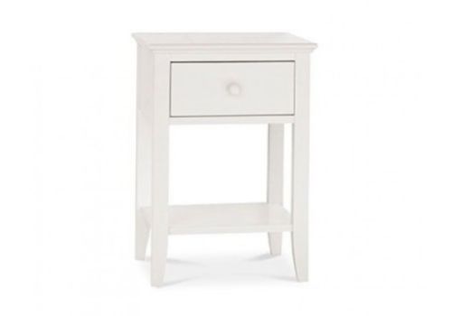 Bentley Designs Ashby White 1 Drawer Bedside