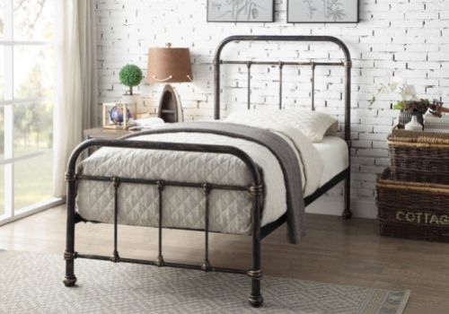 Sleep Design Burford 3ft Single Rustic Metal Bed Frame