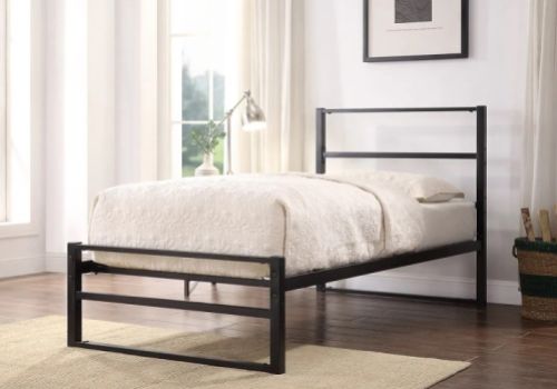 Sleep Design Hartfield 3ft Single Black Metal Bed Frame