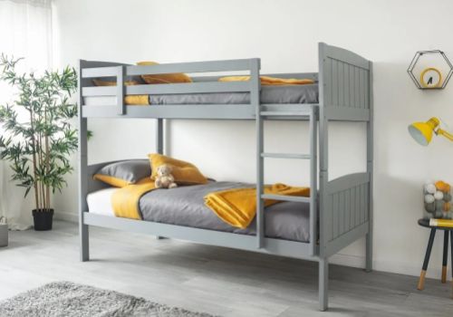 Sleep Design Finley Grey Wooden Bunk Bed