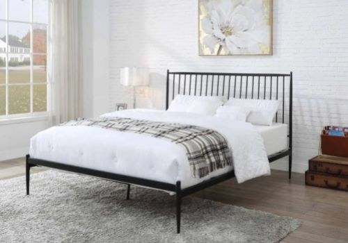 Sleep Design Newport 5ft Kingszie Black Metal Bed Frame