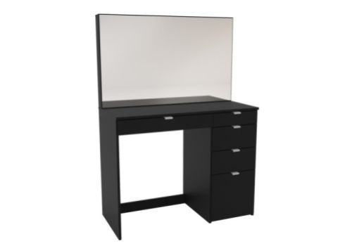 Birlea Ava Black Dressing Table With Mirror