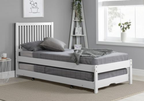 Birlea Buxton 3ft Single Wooden Guest Bed In White