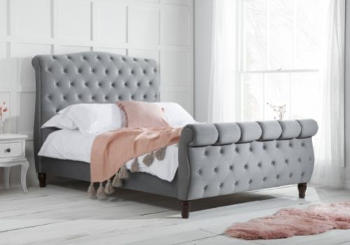 Birlea Colorado 5ft Kingsize Grey Fabric Bed Frame