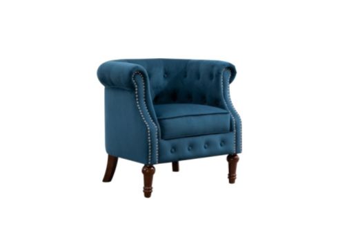 Birlea Freya Chair In Blue Fabric