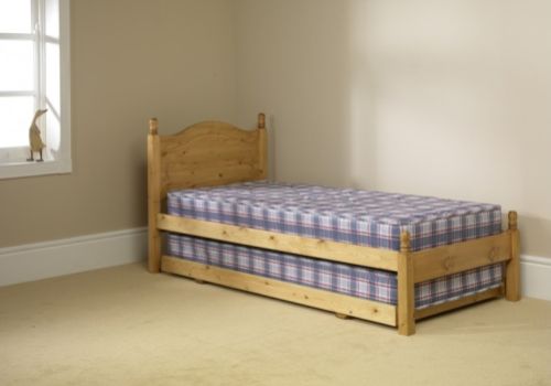 Friendship Mill Orlando 2ft6 Small Single Pine Wooden Guest Bed Frame