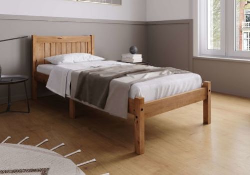 Birlea Rio 3ft Single Pine Wooden Bed Frame