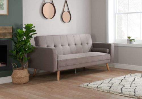 Birlea Ethan Large Grey Fabric Sofa Bed