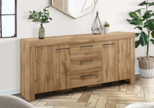 Birlea Compton Oak Finish Sideboard