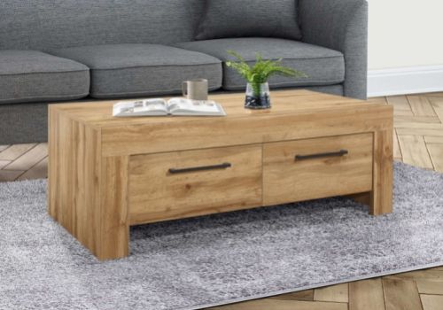 Birlea Compton Oak Finish 4 Drawer Coffee Table