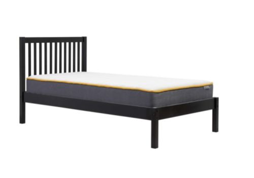 Birlea Nova 3ft Single Black Wooden Bed Frame