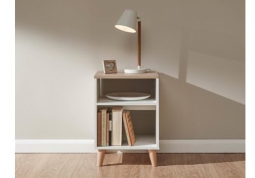 GFW Alma LampTable in White And Oak