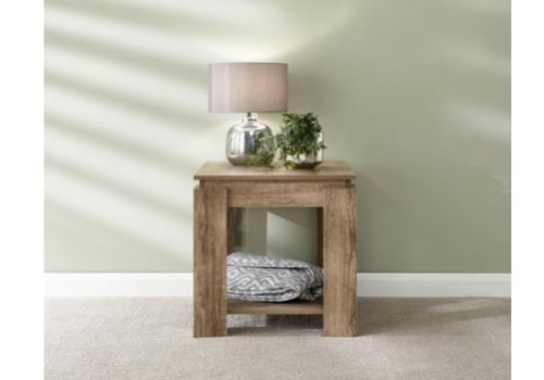 GFW Canyon Oak Effect Lamp Table